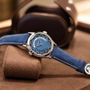 Patek Philippe Complications World Time Platinum Blue Dial 5230P-001 7