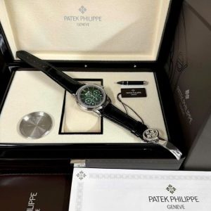 Patek Philippe Grand Complications 5270P MoonPhase Vạn niên Green Lacquered Dial 1
