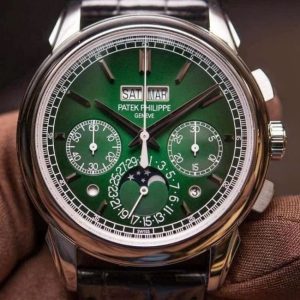 Patek Philippe Grand Complications 5270P MoonPhase Vạn niên Green Lacquered Dial
