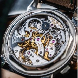 Patek Philippe Grand Complications 5270P MoonPhase Vạn niên Green Lacquered Dial 5