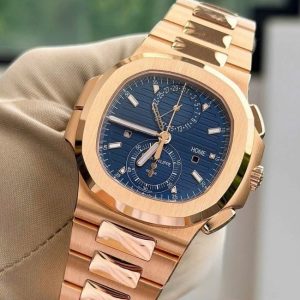 Patek Philippe Nautilus 5990 Rose Gold Blue 1