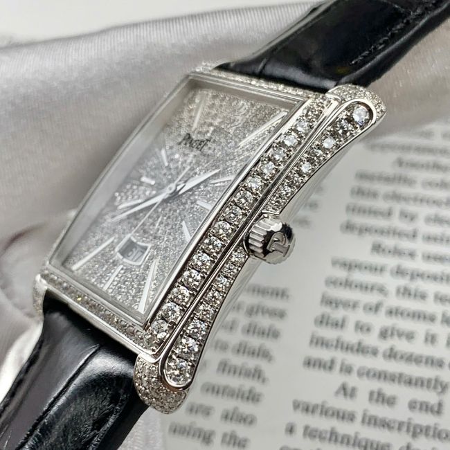 Piaget Emperador 32058 Vàng trắng 18k Pave 23 Piaget Emperador 32058 Vàng trắng 18k Pave 23