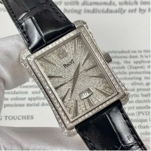 Piaget Emperador 32058 Vàng trắng 18k Pave 4