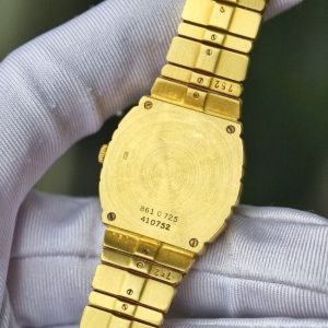 Piaget Polo Lady 18K Yellow Gold Full Diamond Quartz 7