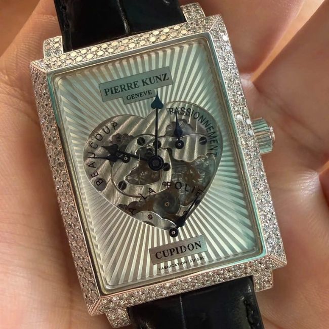 Pierre Kunz PKM 102 STR.1 vàng trắng 18k 1 Pierre Kunz PKM 102 STR.1 vàng trắng 18k 1