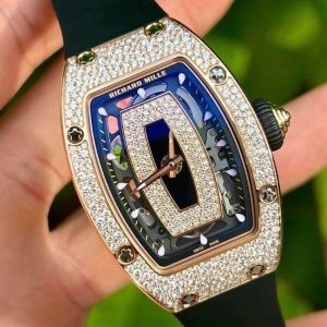 Richard Mille RM 07-01 Rose Gold Full Snow Diamond Onyx 1