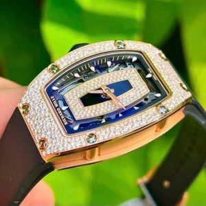 Richard Mille RM 07-01 Rose Gold Full Snow Diamond Onyx 2