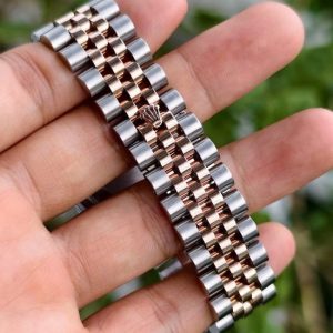 Rolex 116231 demi hồng 18k - Mặt men - cọc la mã 3
