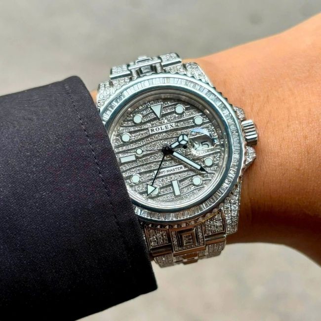 Rolex 116622 độ full kim cương thiên nhiên 1 Rolex 116622 độ full kim cương thiên nhiên 1