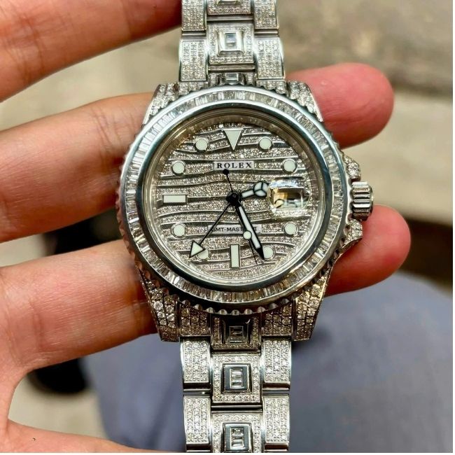 Rolex 116622 độ full kim cương thiên nhiên 3 Rolex 116622 độ full kim cương thiên nhiên 3