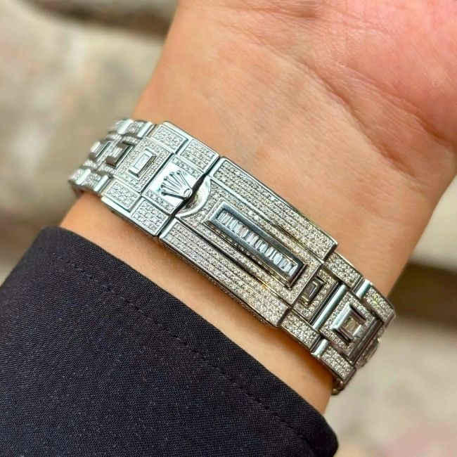 Rolex 116622 độ full kim cương thiên nhiên 5 Rolex 116622 độ full kim cương thiên nhiên 5