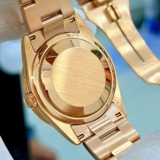 Rolex 118205 Custom Diamond Dial Pink 18K Rose 5 Rolex 118205 Custom Diamond Dial Pink 18K Rose 5