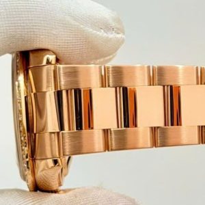 Rolex 118205 Custom Diamond Dial Pink 18K Rose 8