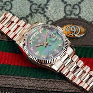 Rolex 118235 MOP Tím - Vàng hồng 5