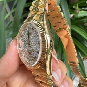 Rolex 118238 Paved Ruby full sticker Dial Diamond 5