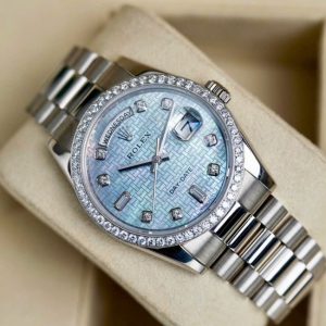 Rolex 118239 Oxford MOP Diamond 18k White Gold 4
