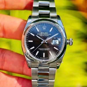 Rolex 126200 Niềng trơn mặt số đen 2