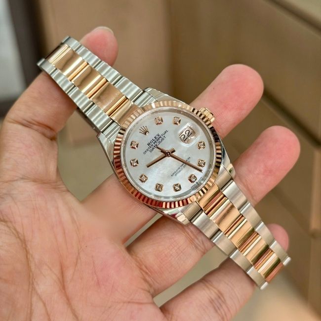 Rolex 126231 36mm MOP Diamond Everose 1 Rolex 126231 36mm MOP Diamond Everose 1