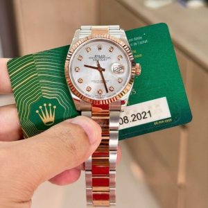 Rolex 126231 36mm MOP Diamond Everose 2