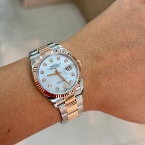 Rolex 126231 36mm MOP Diamond Everose 5