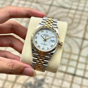 Rolex 126233 mặt men trắng - cọc roman 23