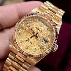 Rolex 18238 vi tính vàng Yellow Gold 2