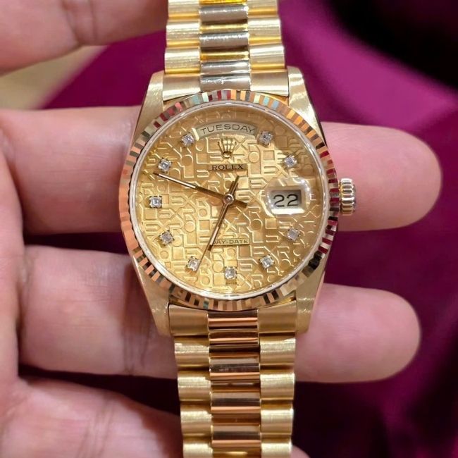 Rolex 18238 vi tính vàng Yellow Gold 4 Rolex 18238 vi tính vàng Yellow Gold 4