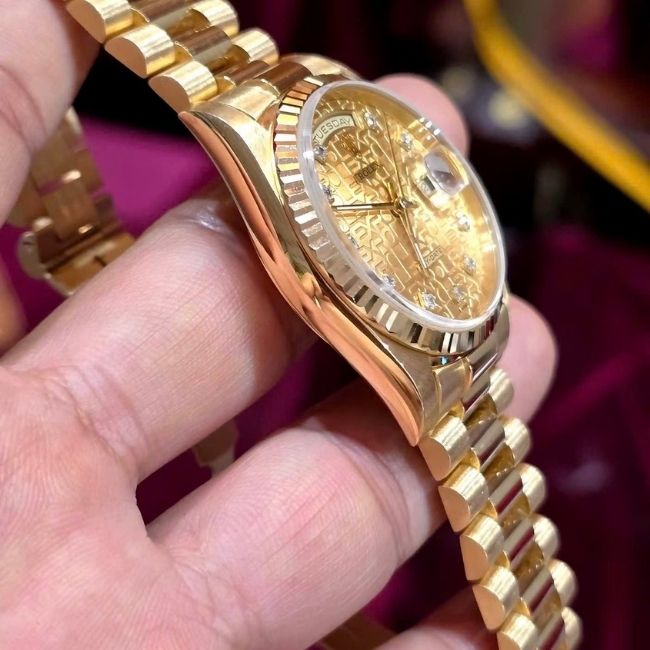 Rolex 18238 vi tính vàng Yellow Gold 6 Rolex 18238 vi tính vàng Yellow Gold 6