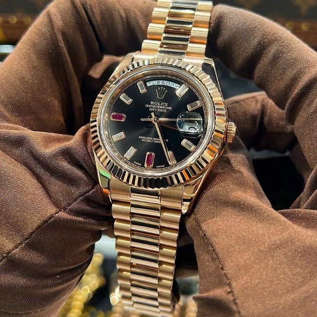 Rolex 218235 Day-Date II 41mm Everose 18k 1 Rolex 218235 Day-Date II 41mm Everose 18k 1