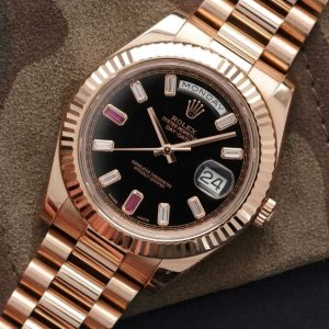 Rolex 218235 Day-Date II 41mm Everose 18k 4