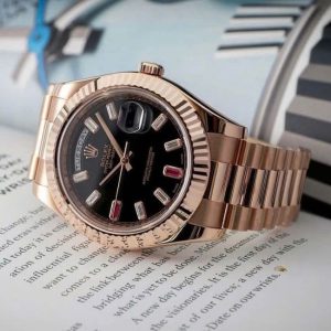 Rolex 218235 Day-Date II 41mm Everose 18k 5