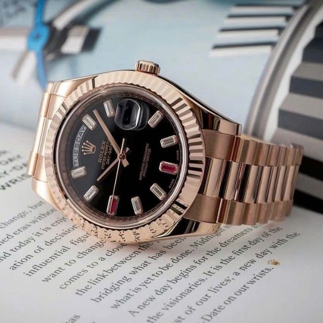 Rolex 218235 Day-Date II 41mm Everose 18k 5 Rolex 218235 Day-Date II 41mm Everose 18k 5