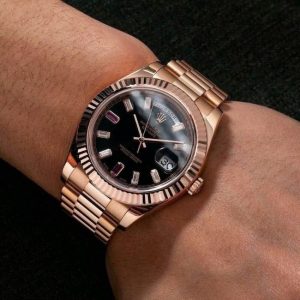 Rolex 218235 Day-Date II 41mm Everose 18k 6