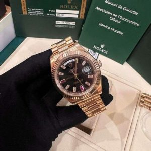 Rolex 218235 Day-Date II 41mm Everose 18k 8