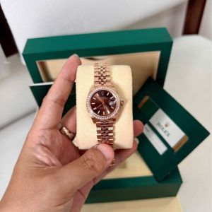 Rolex 279165 lady choco 28mm index 1