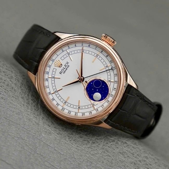 Rolex Cellini Moonphase 39mm White Dial - Lịch tuần trăng 4 Rolex Cellini Moonphase 39mm White Dial - Lịch tuần trăng 4