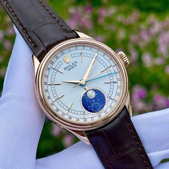 Rolex Cellini Moonphase 39mm White Dial - Lịch tuần trăng 7 Rolex Cellini Moonphase 39mm White Dial - Lịch tuần trăng 7