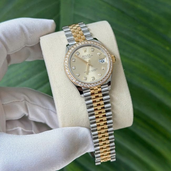 Rolex Datejust 31 278383RBR Champagne Diamond 2 Rolex Datejust 31 278383RBR Champagne Diamond 2