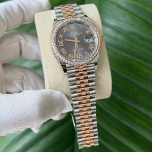 Rolex Datejust 36 126281RBR Dial ghi xám 1