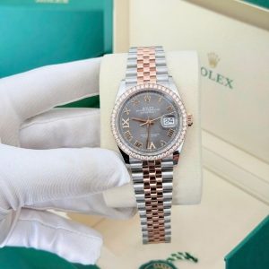 Rolex Datejust 36 126281RBR Dial ghi xám 5