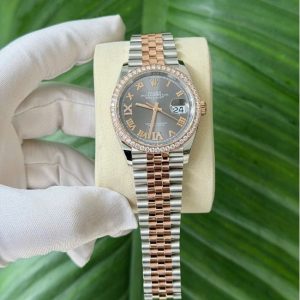 Rolex Datejust 36 126281RBR Dial ghi xám 7