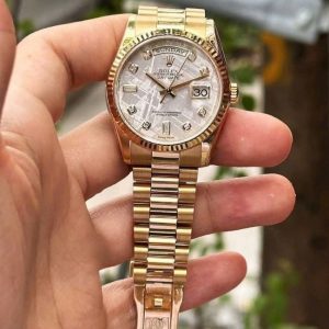 Rolex thiên thạch 118238 Full vàng khối 3