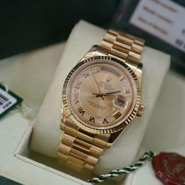 Rolex 118238 Myriad Diamond Dial Au750 Solid Gold 4 Rolex 118238 Myriad Diamond Dial Au750 Solid Gold 4