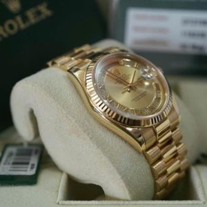 Rolex 118238 Myriad Diamond Dial Au750 Solid Gold 6