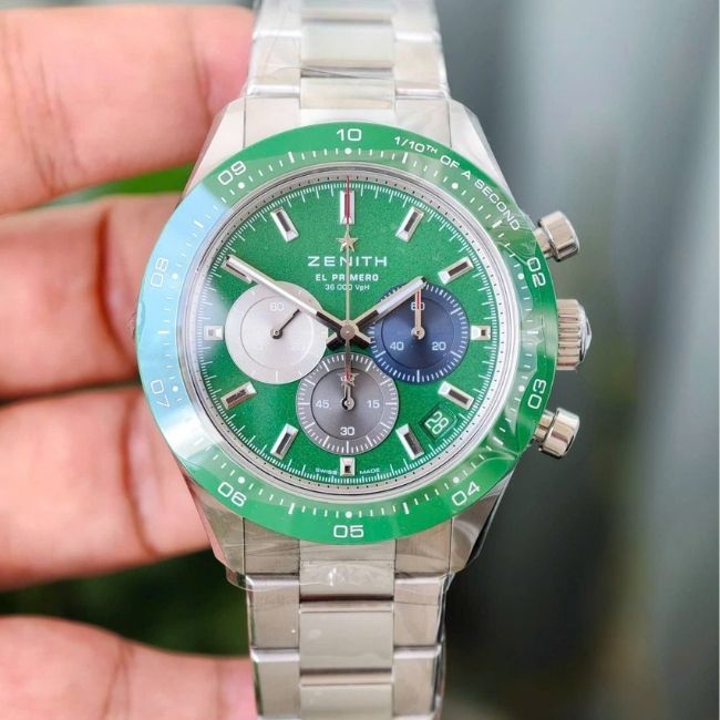 Zenith Chronomaster Sport Green 03.3119.3600_56.M3100 2 Zenith Chronomaster Sport Green 03.3119.3600_56.M3100 2