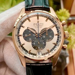 Zenith El Primero Panda Vàng hồng 18k 42mm 1