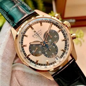 Zenith El Primero Panda Vàng hồng 18k 42mm 2