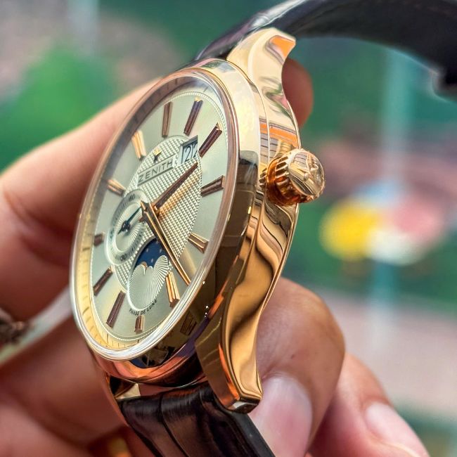 Zenith Elite Phase De Lune 18k Rose Gold 40mm 4 Zenith Elite Phase De Lune 18k Rose Gold 40mm 4