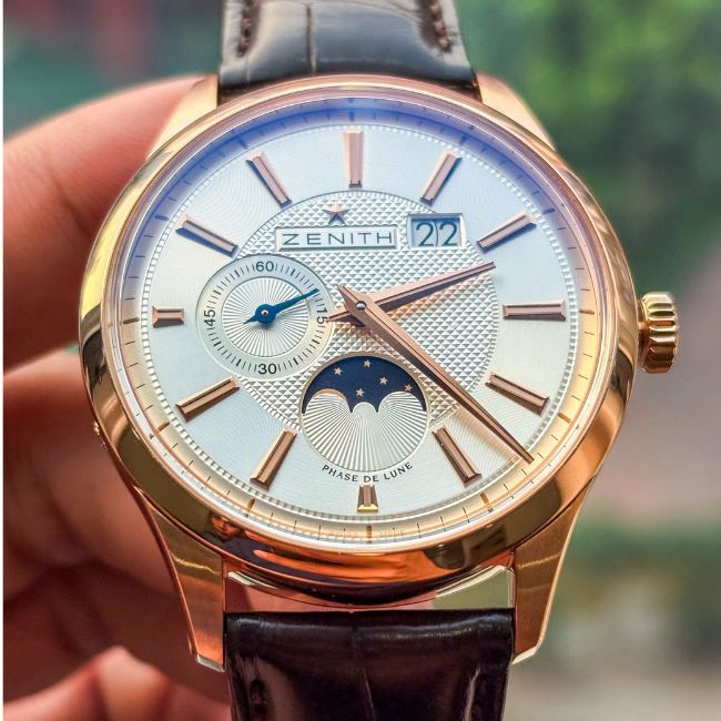 Zenith Elite Phase De Lune 18k Rose Gold 40mm 5 Zenith Elite Phase De Lune 18k Rose Gold 40mm 5