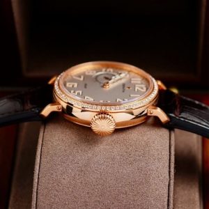 Zenith Pilot White Dial Vàng hồng 18k Diamond 40mm 7